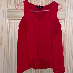 Red blouse